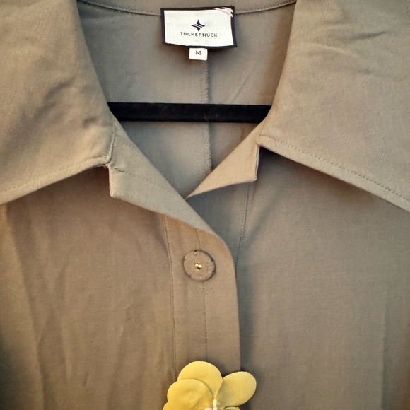 Tuckernuck Elegant Olive Green Midi Dress - Picture 3 of 3